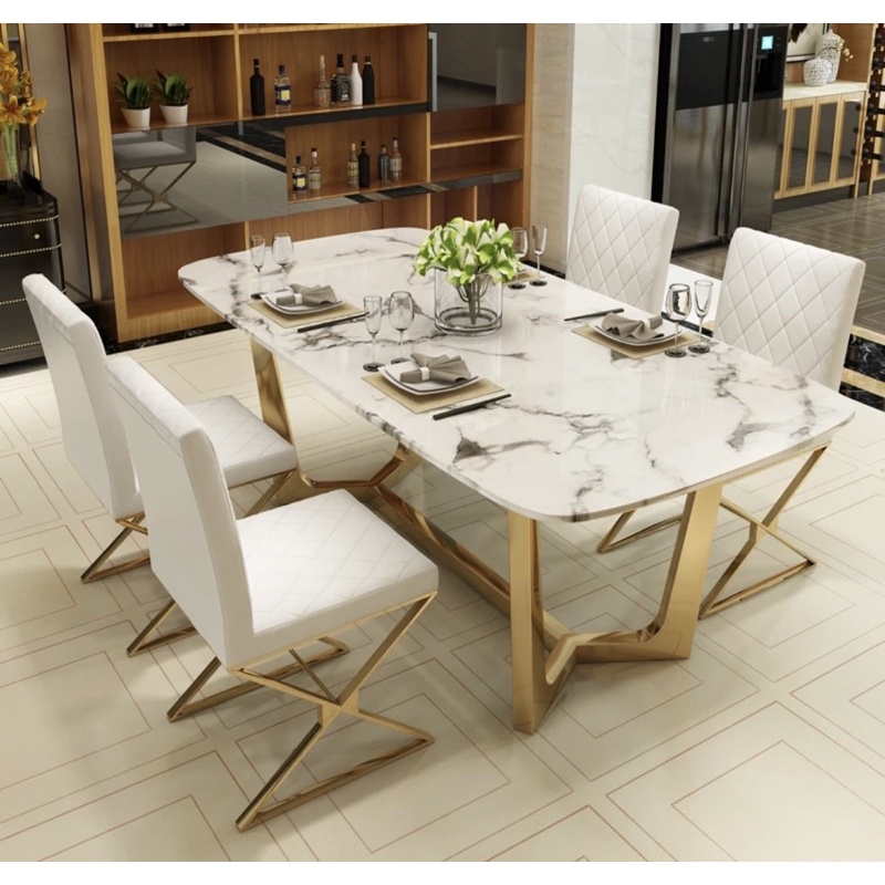 DINING SET 180cm + 6Chair | Shopee Malaysia