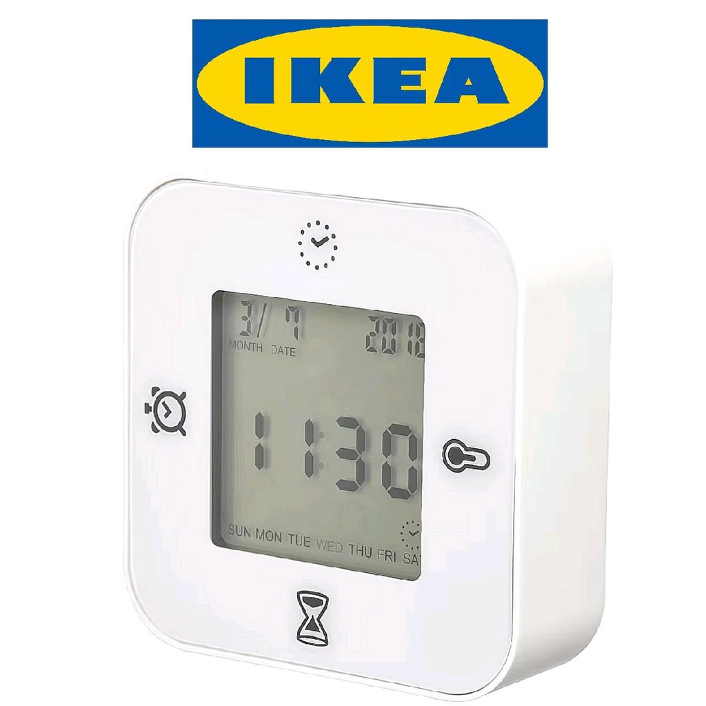 IKEA ALARM CLOCK with Thermometer 7cm (KLOCKIS) Shopee Malaysia