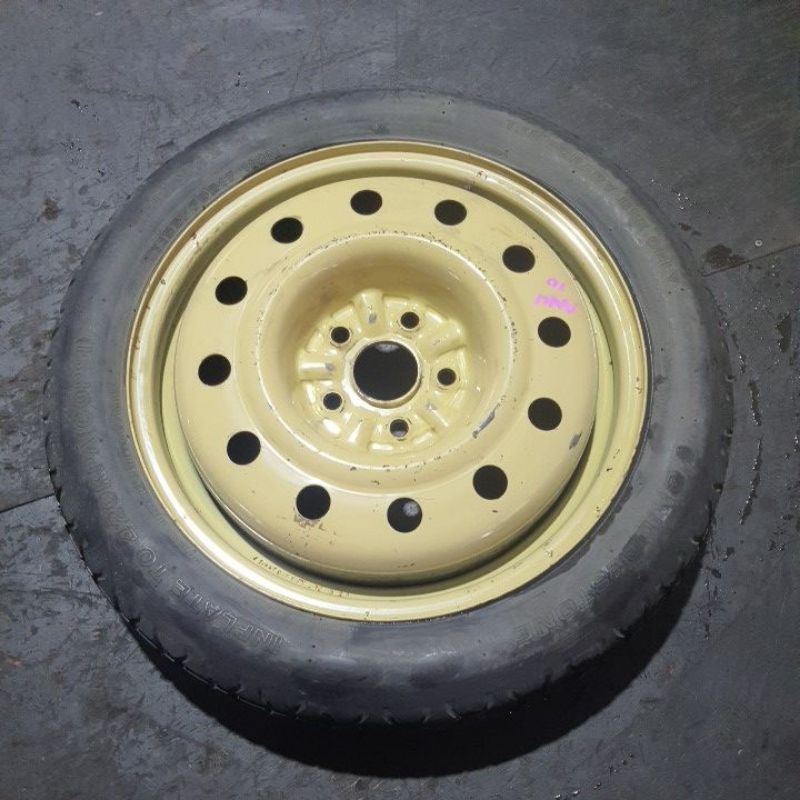 Toyota velfire alphard spare tyre 17 inch 5 hole 155/70/17 | Shopee ...