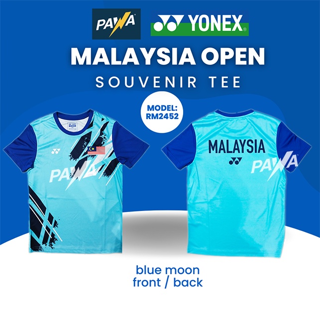 YONEX Malaysia Open Badminton Special Edition Round Neck Souvenir Tee T