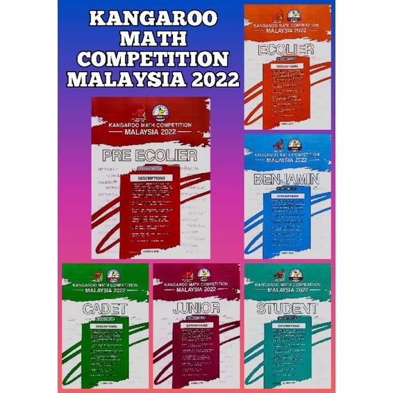 BUKU LATIHAN / RUJUKAN - KANGAROO INTERNATIONAL MATHEMATICS PAST ...