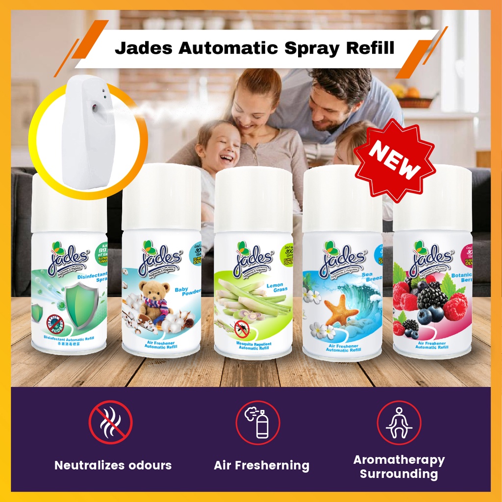 JADES Automatic Spray Refill Deodorizer /Air Freshener Spray (Refill