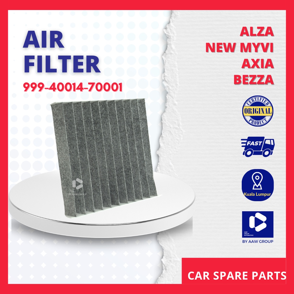 Perodua Cabin Air Filter (Charcoal Carbon) Alza New Myvi Axia Bezza