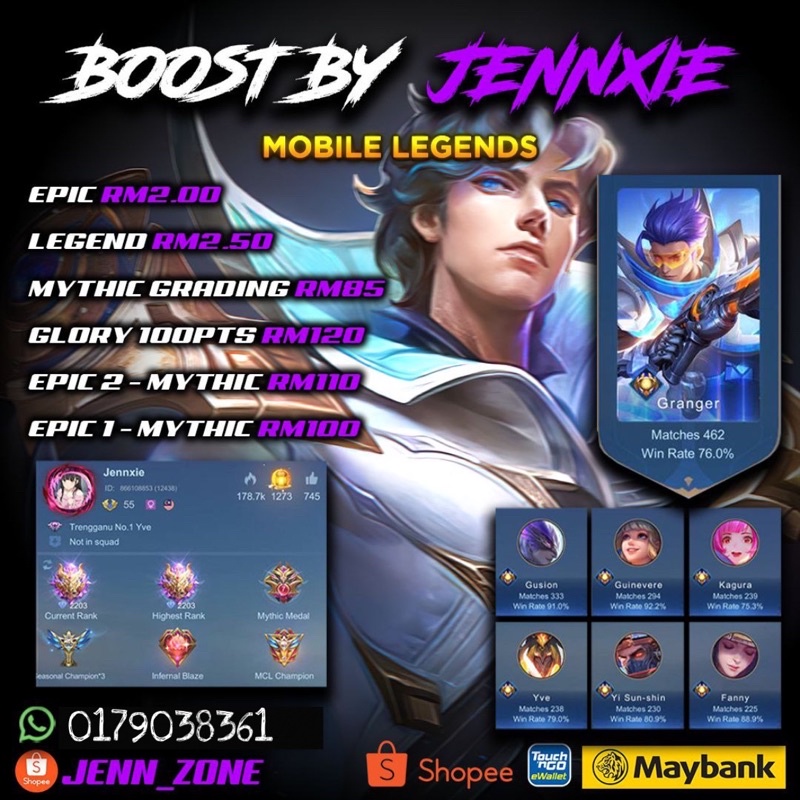 Mobile Legends Boost - Buy MLBB Boosting Service