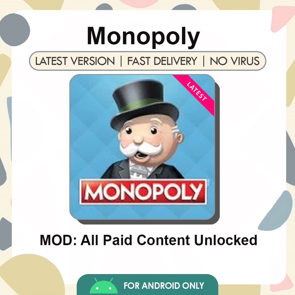 Monopoly [MOD] Latest 2025 Android Game Board Shopee Malaysia