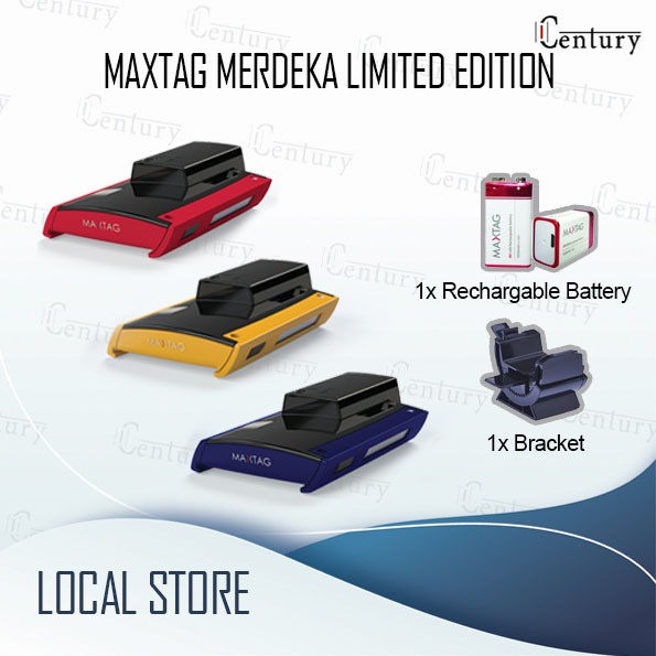 Ready Stock Smart Maxtag Max Tag Toll Accessories Merdeka Rechargeable ...