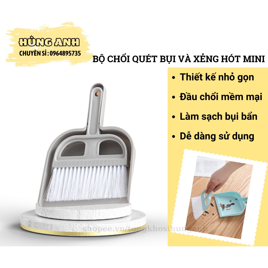 Mini Brush And Shovel Set, Office Cleaning Brush And Shovel Set, Mini