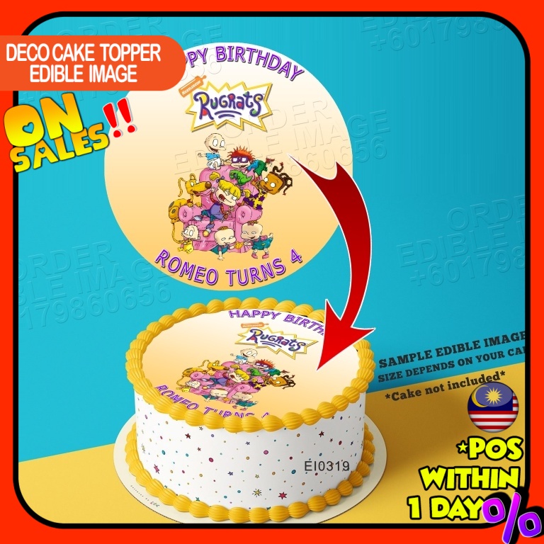 Printing E lRugats Wallpaper Tumblr Edible Image Print Cake Photo Icing ...
