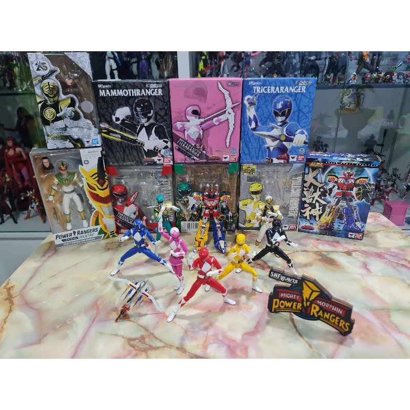Bandai S.H.Figuarts Power Rangers / Zyuranger complete set | Shopee ...