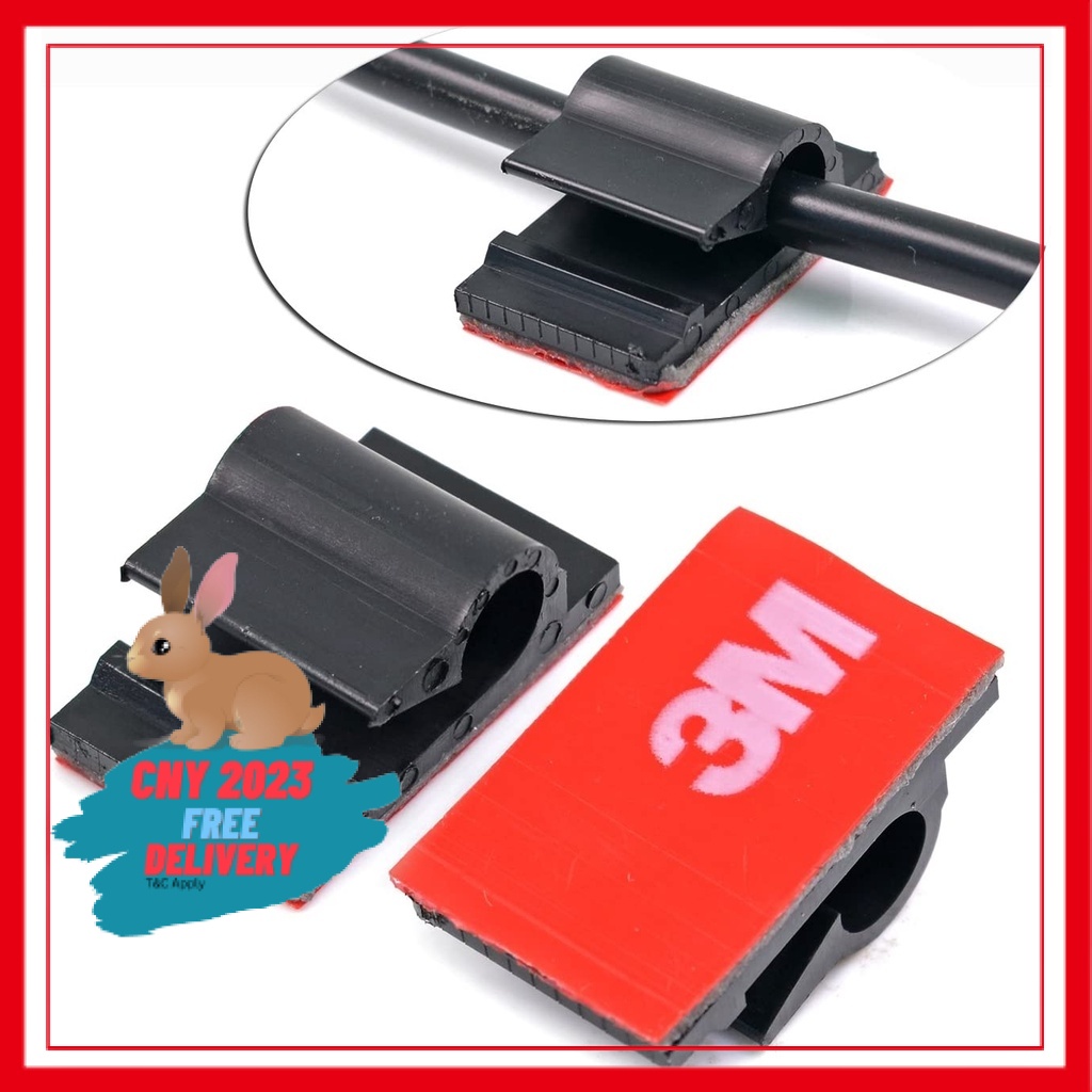 3M Adhesive Tape Dash Cam Cable Holder DashCam Wall Wire Clips to Clamp