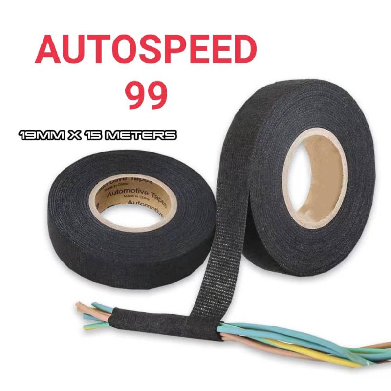 19×15METER ADHESIVE CLOTH AUTOMOTIVE WIRING HARNESS TAPE 1ROLL Shopee