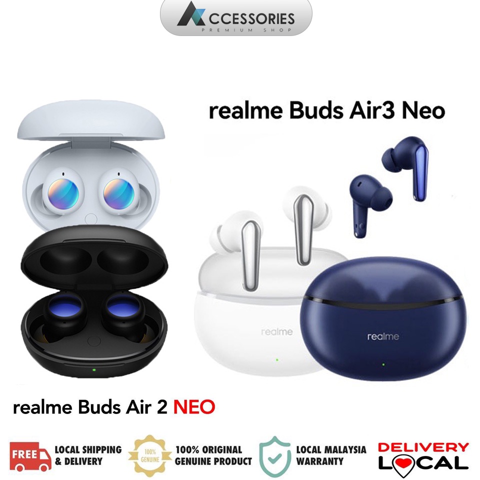 realme Buds Air 3 NEO TWS Earphone Bluetooth 5.2 30 Hours Battery