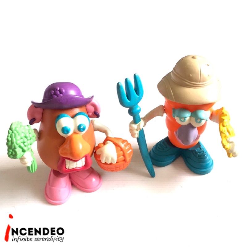 Hasbro Mr Carrot And Mrs Potato Toy 2002 Shopee Malaysia