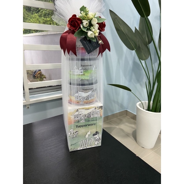 Hamper tupperware premium free gift kad ucapan | Shopee Malaysia