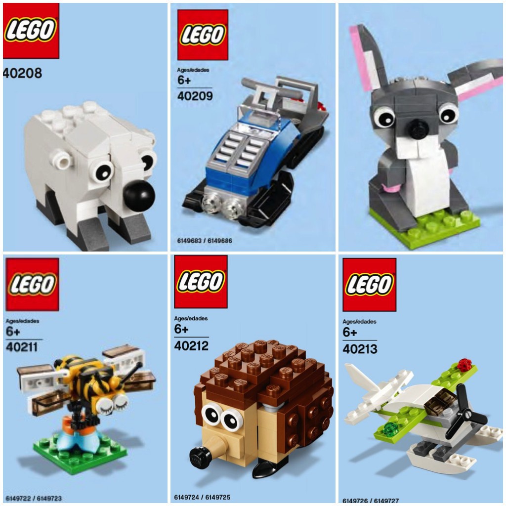 Lego 40208 40209 40211 40212 40214 40217 40218 Shopee Malaysia