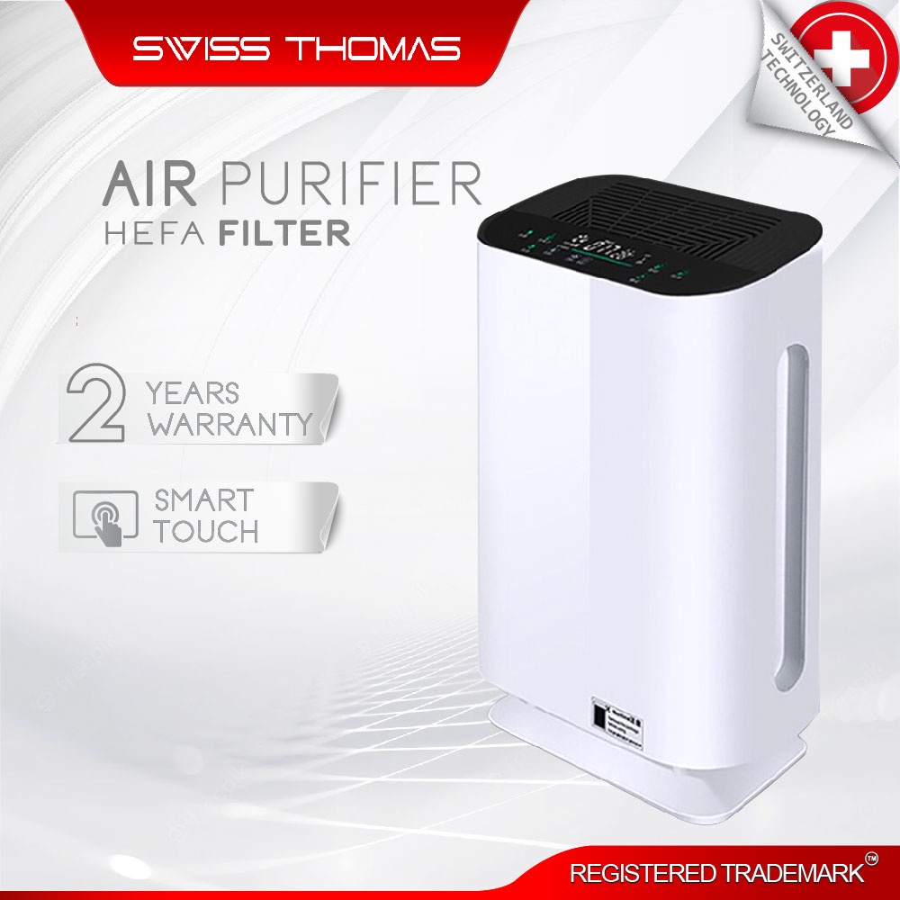 SwissThomas Indoor Air Purifier UV Light Anti Dust UV Sterilizer Air
