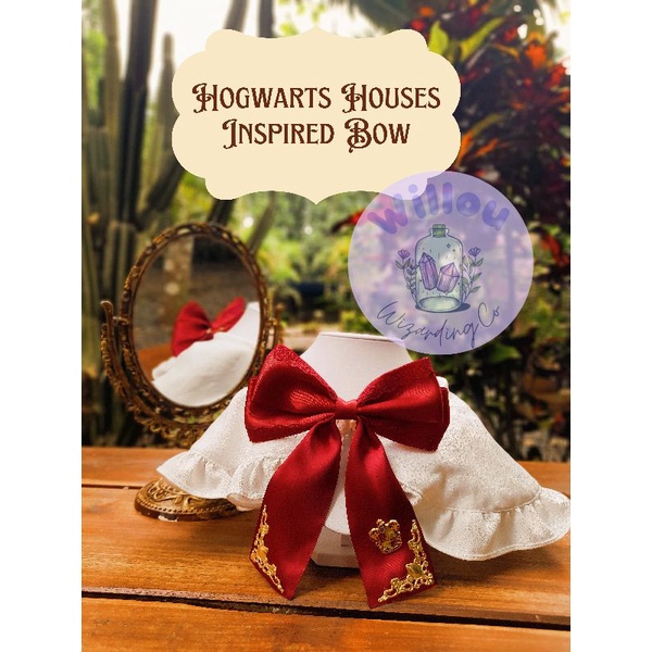 Harry Potter Hogwarts House Bow Hogwarts House Ribbon Lolita Ribbon Tie ...