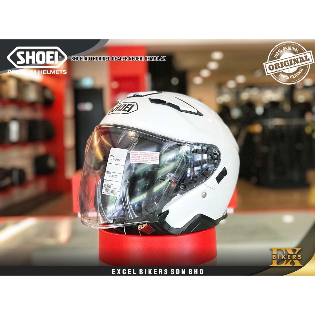 SHOEI J-Cruiseホワイト Mサイズ SHOEIショウエイ ジェットヘルメット