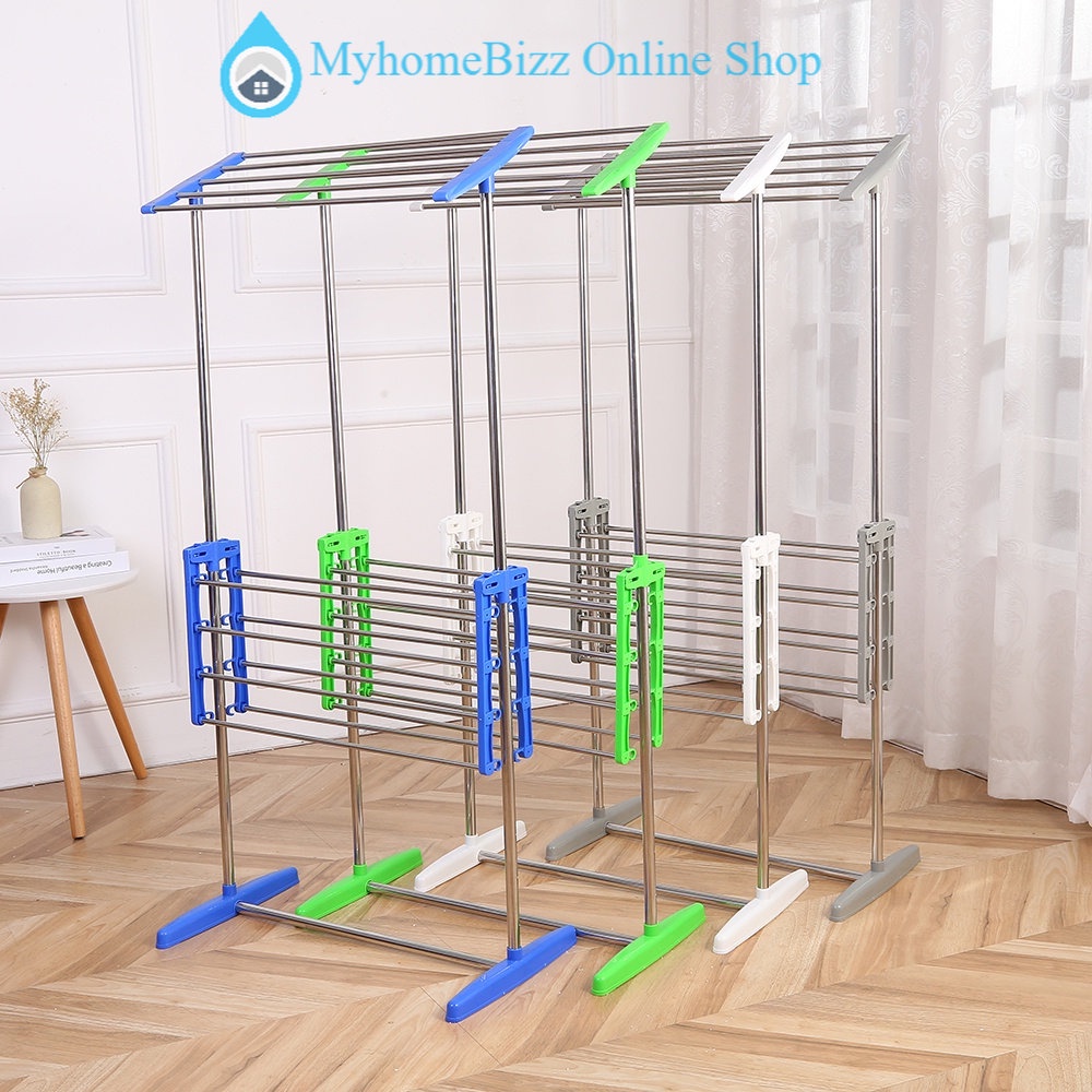 OSUKI Stainless Steel Clothes Drying Rack Foldable (3 Tier)