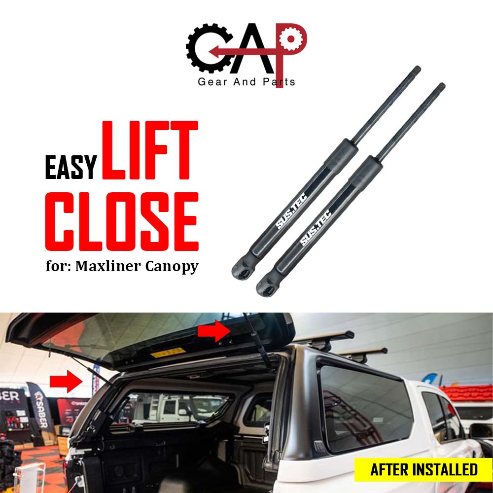 thumbnail image 2 of 2x Gas Spring Damper For Nissan X-Trail T31 Tailgate – 90450JG40A, Left & Right, ELO/VEGO 2 of 6