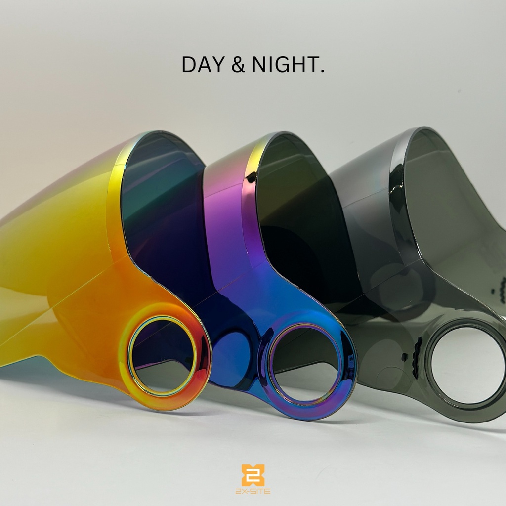 XDOT VISOR COLOUR VISOR WARNA G626A / WITH SIRIM MALAYSIA / SIANG MALAM ...