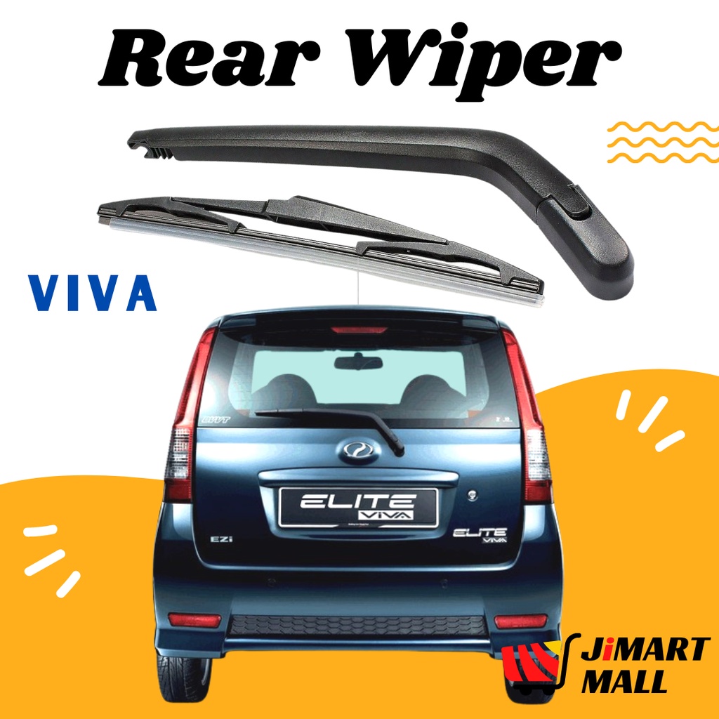 PERODUA VIVA REAR WIPER Full Set Arm Hanger Car Back Wiper Belakang
