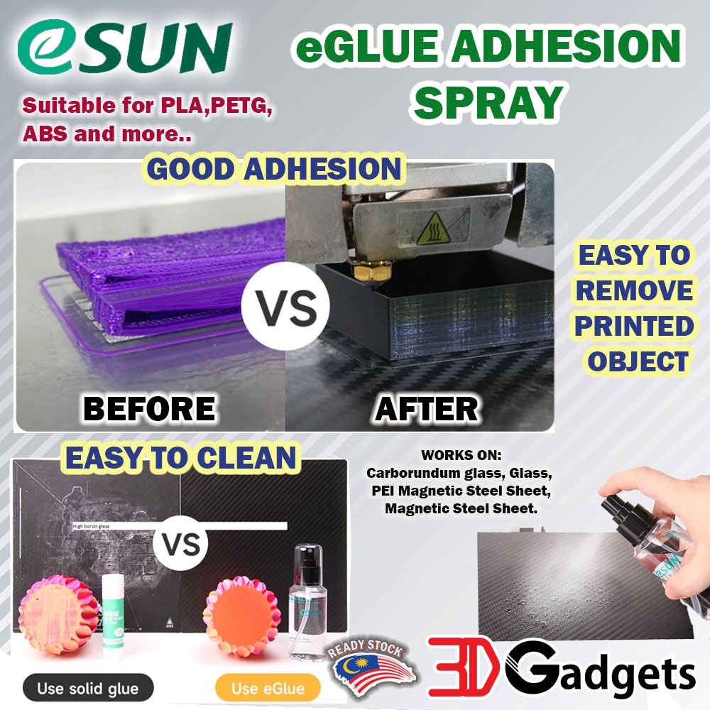 ESUN eGlue Strong Adhesive Glue Spray Anti Warping Easy Removing Object