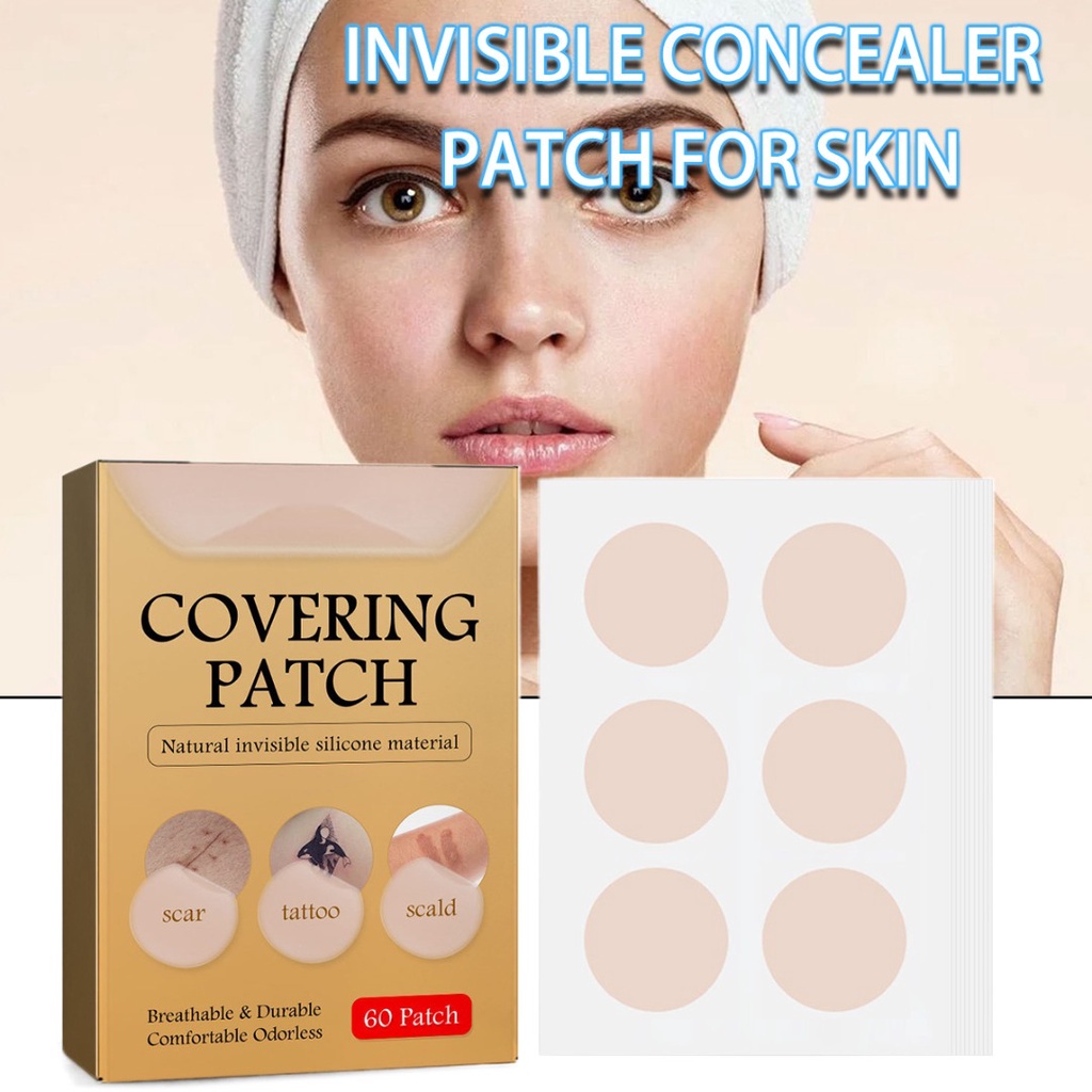 60x Invisible Tape Birthmark Scar Acne Tattoo Cover Up Concealer Stickers Shopee Malaysia