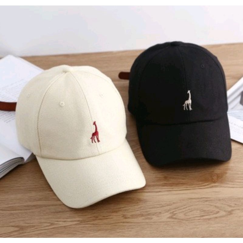 Giraffe Embroidered Baseball Cap/Baseball Cap Original Premium Unisex