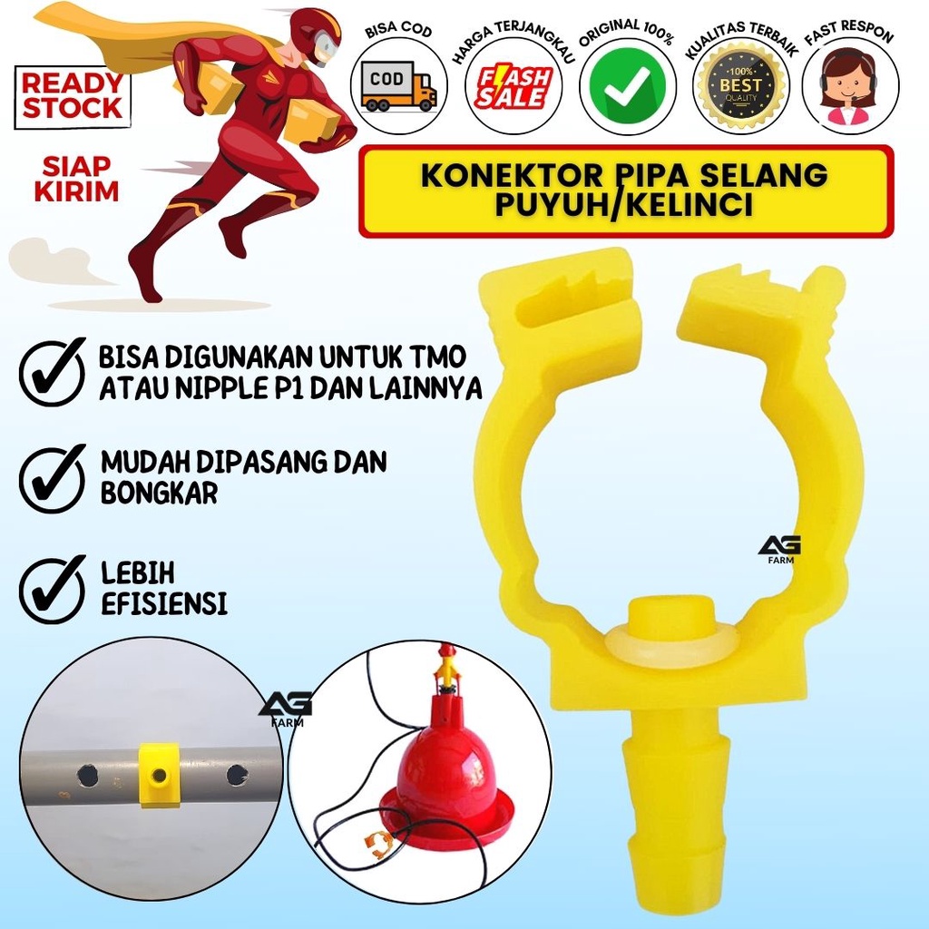 Saddle Connector Quail Nipple Rabbit 10pcs | Shopee Malaysia
