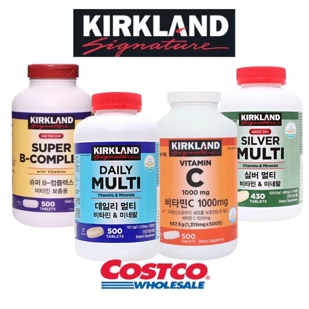 Kirkland Vitamin c 1000mg Daily Multivitamin Super Multivitamin Mature Siver Costco