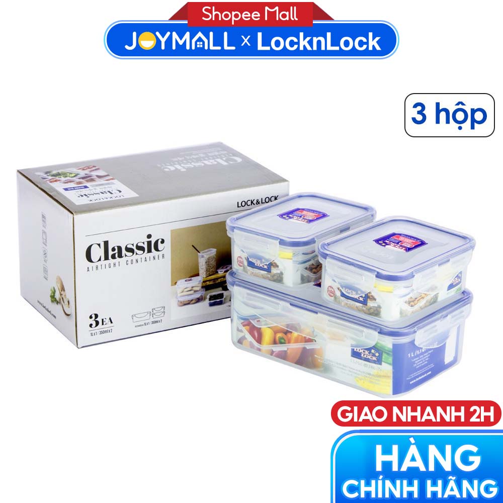 LocknLock plastic food containers - Genuine products - JoyMall | Shopee ...