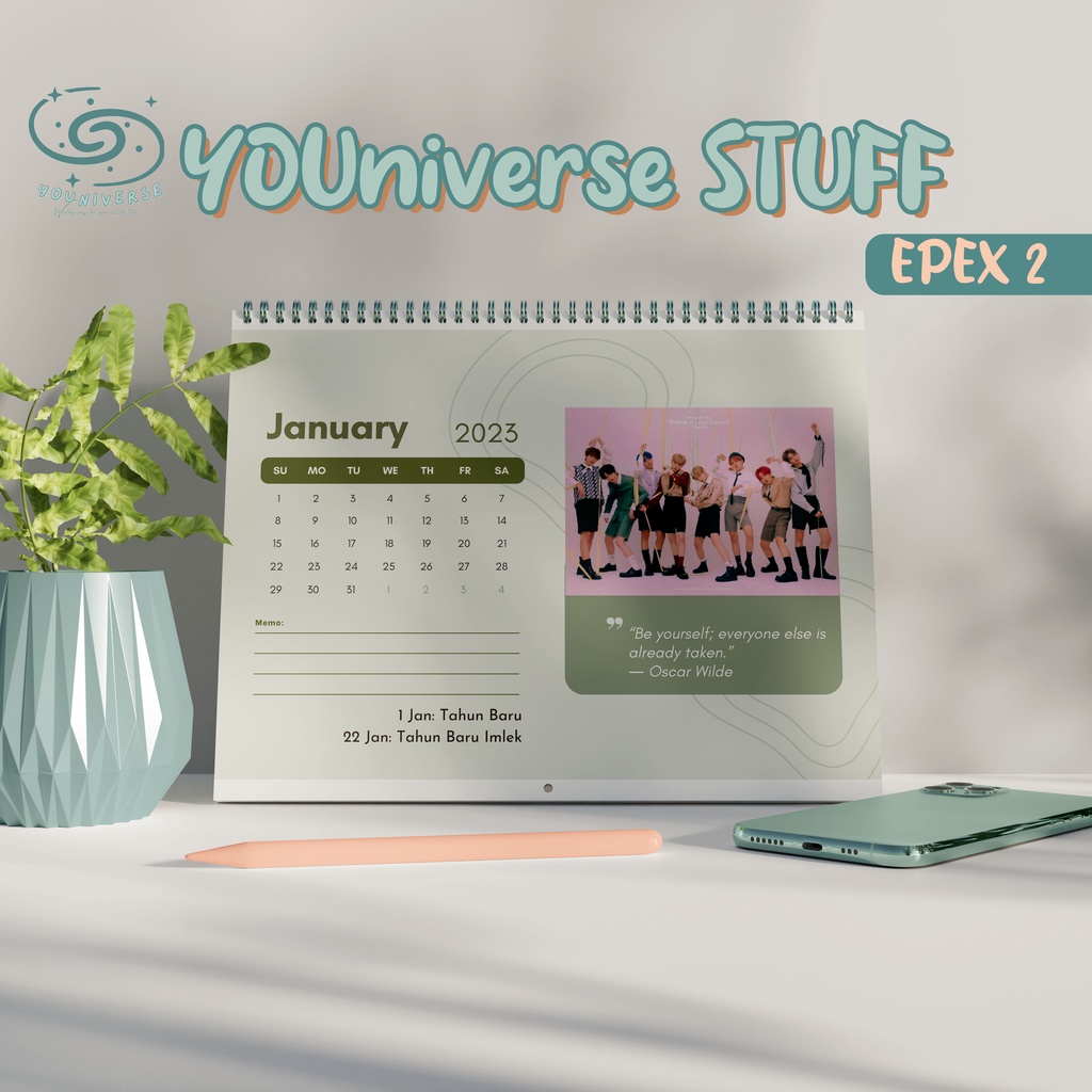 Desk Calendar 2023 EPEX Prelude of Love Chapter 1: Puppy Love /Desk ...