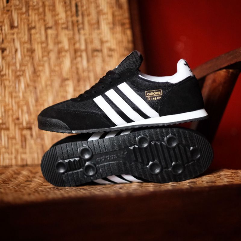 adidas dragon black and white