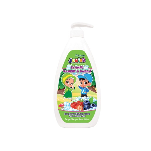 Mu'min Junior Syampu Rambut & Badan 300ml Susu Beras & Ekstrak Buah ...