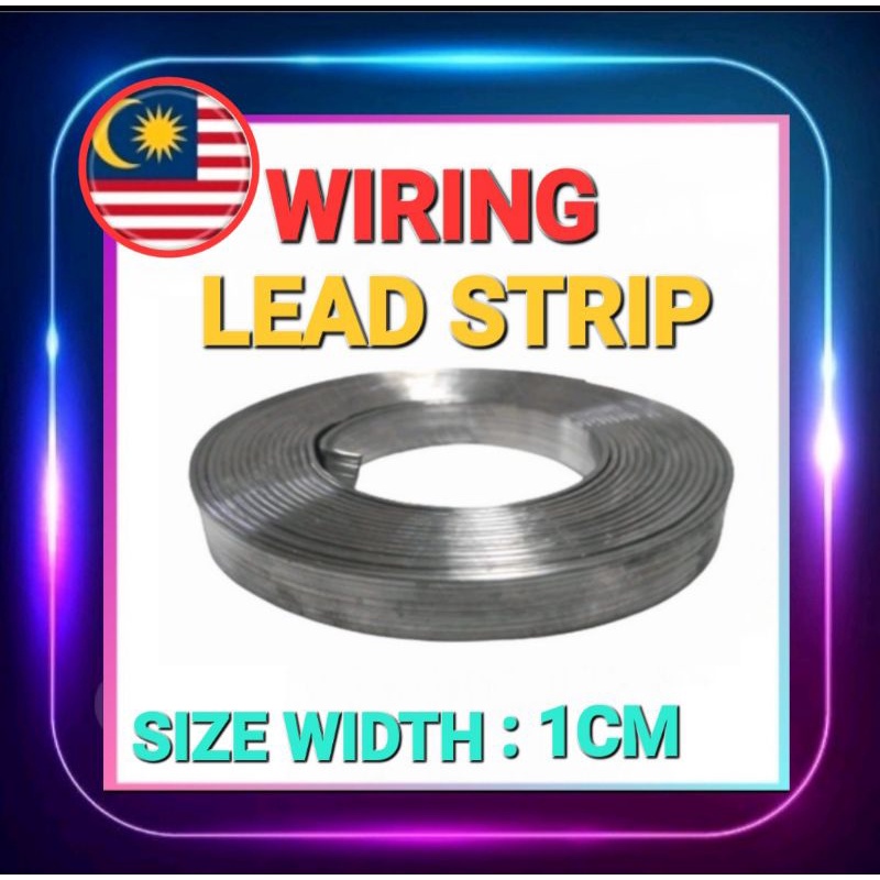*READY STOCK* WIRING LEAD STRIP FLAT (SIZE THICK)/TIMAH WIRING / TIMAH ...