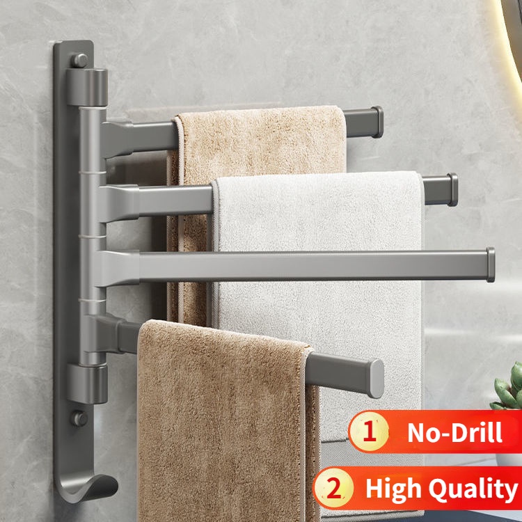 Towel Rack Bathroom No Drill Installation Guide
