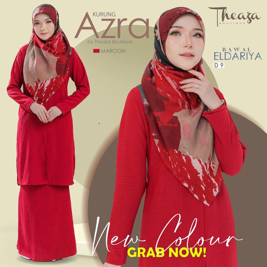 [ READY STOCK ] Kurung Azra NEW COLOUR by Theaza | Shopee Malaysia