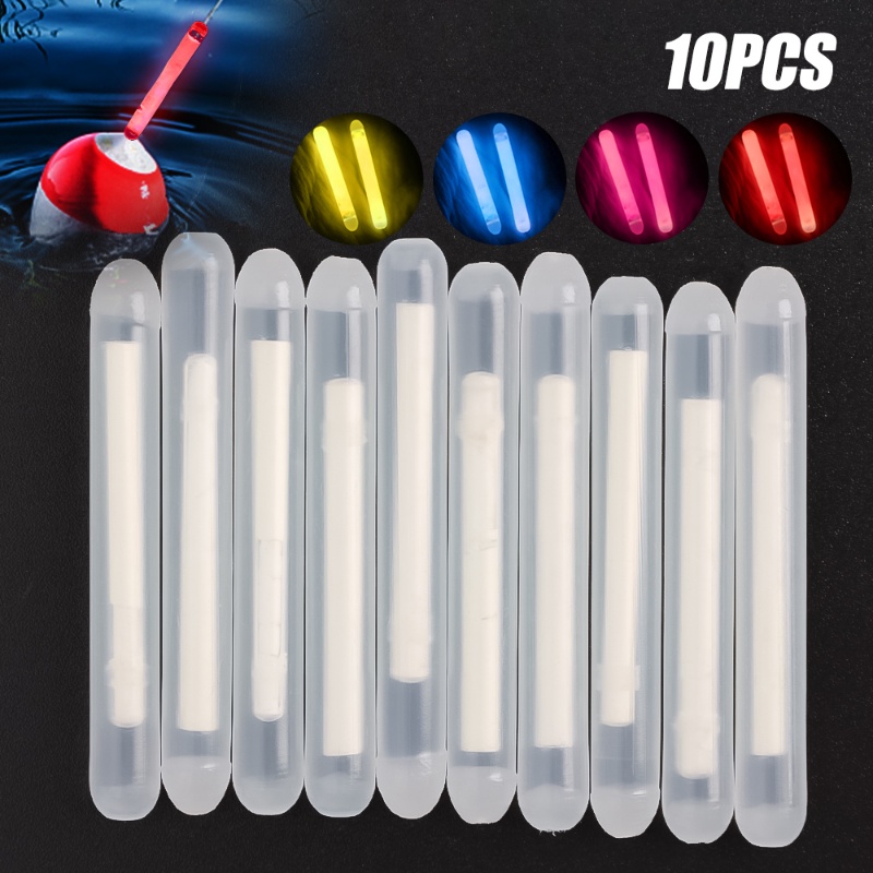 ZGLUZP 100 Pcs Fishing Float Light Stick Fluorescent