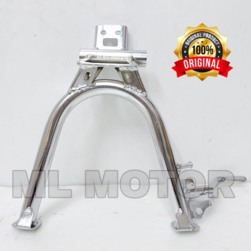 Main Stand Yamaha Y15ZR Y16 Chrome / Black | Shopee Malaysia