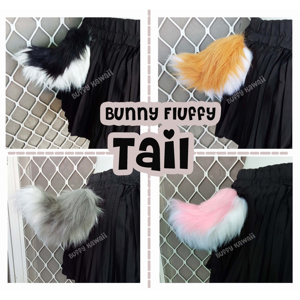 Furry rabbit tail 18cm angel Juddy zootopia cosplay bob tail Zootopia ...