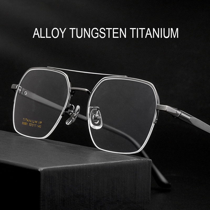 Ultralight Optical Spectacles Frame Men Tungsten Titanium Ultem Pei