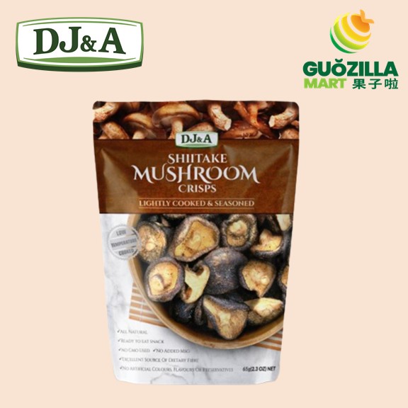 DJ&A HALAL Australia Shiitake Mushroom Crisps 65g Readyto Eat Snacks Shopee Malaysia