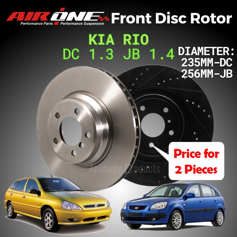 AIRONE Kia Rio DC 1.3 (2000-2005) JB 1.4 (2005-2012) Front OE Sport ...