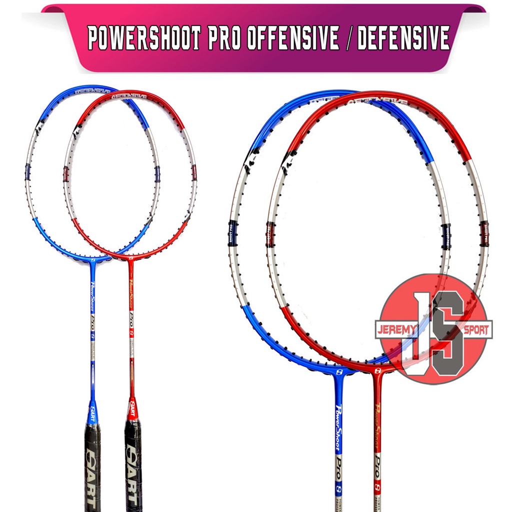 Hart Powershoot Pro Original Badminton/Badminton Racket Shopee Malaysia