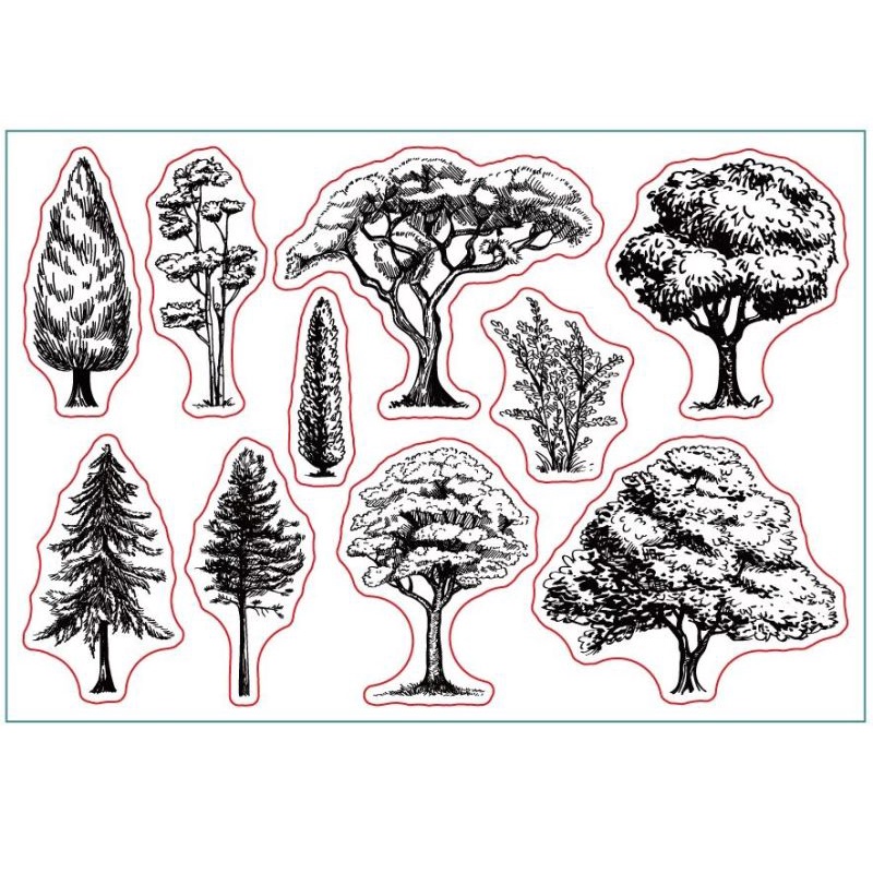 1Sheet PVC Plastic Stamps for DIY Scrapbooking Photo Album Decorative ...