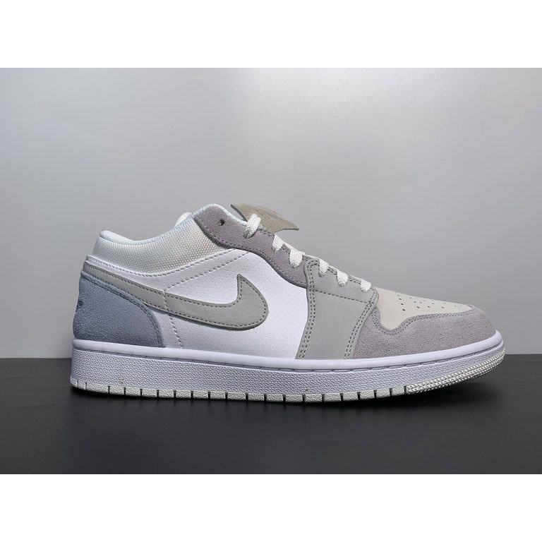 2020 Air Jordan 1 Low Paris Whitesky Grey Football Grey Cv3043 100 Shopee Malaysia 