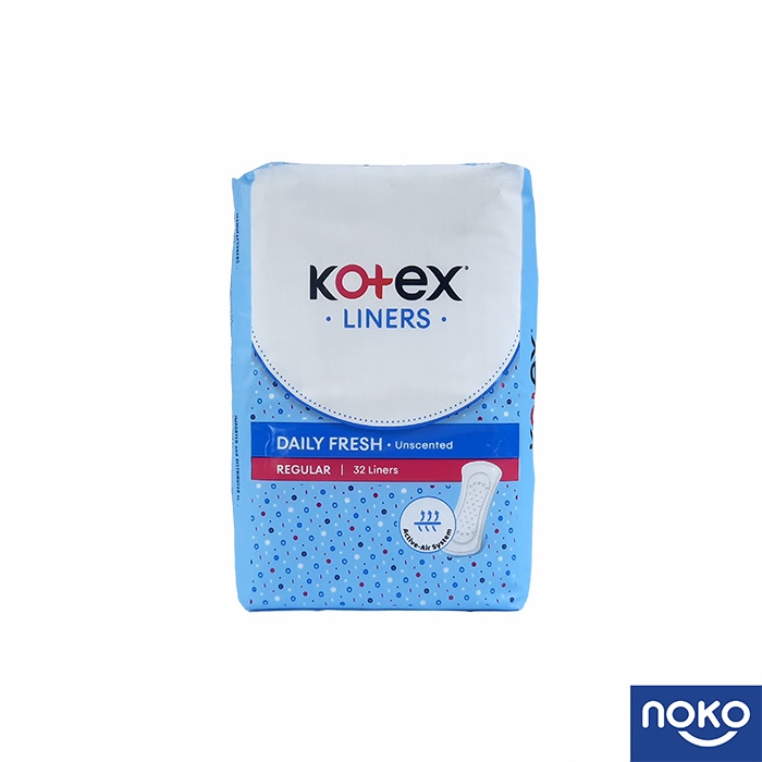 KOTEX Fresh Liner Unscented (32pcs) | Shopee Malaysia