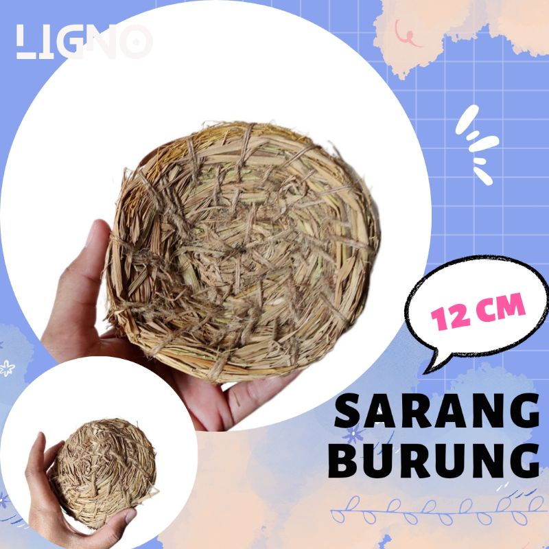 Bird's NEST 12 cm Place for Laying Eggs from Straw Shopee Malaysia