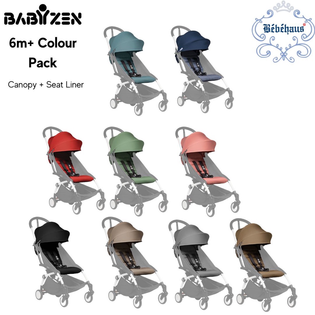 Yoyo Newborn Pack Stokke YOYO 6+ Color Pack, Zwart Alleen